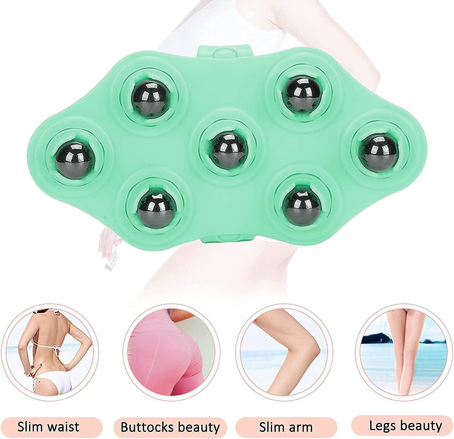 Y MOX Y MOX Palm Shaped Massage Glove, a portable manual massager with 7x 360-Degree magnetic roller balls for a deep tissue massage, for relieving muscle pain of the entire body (Multicolor-1 pcs)