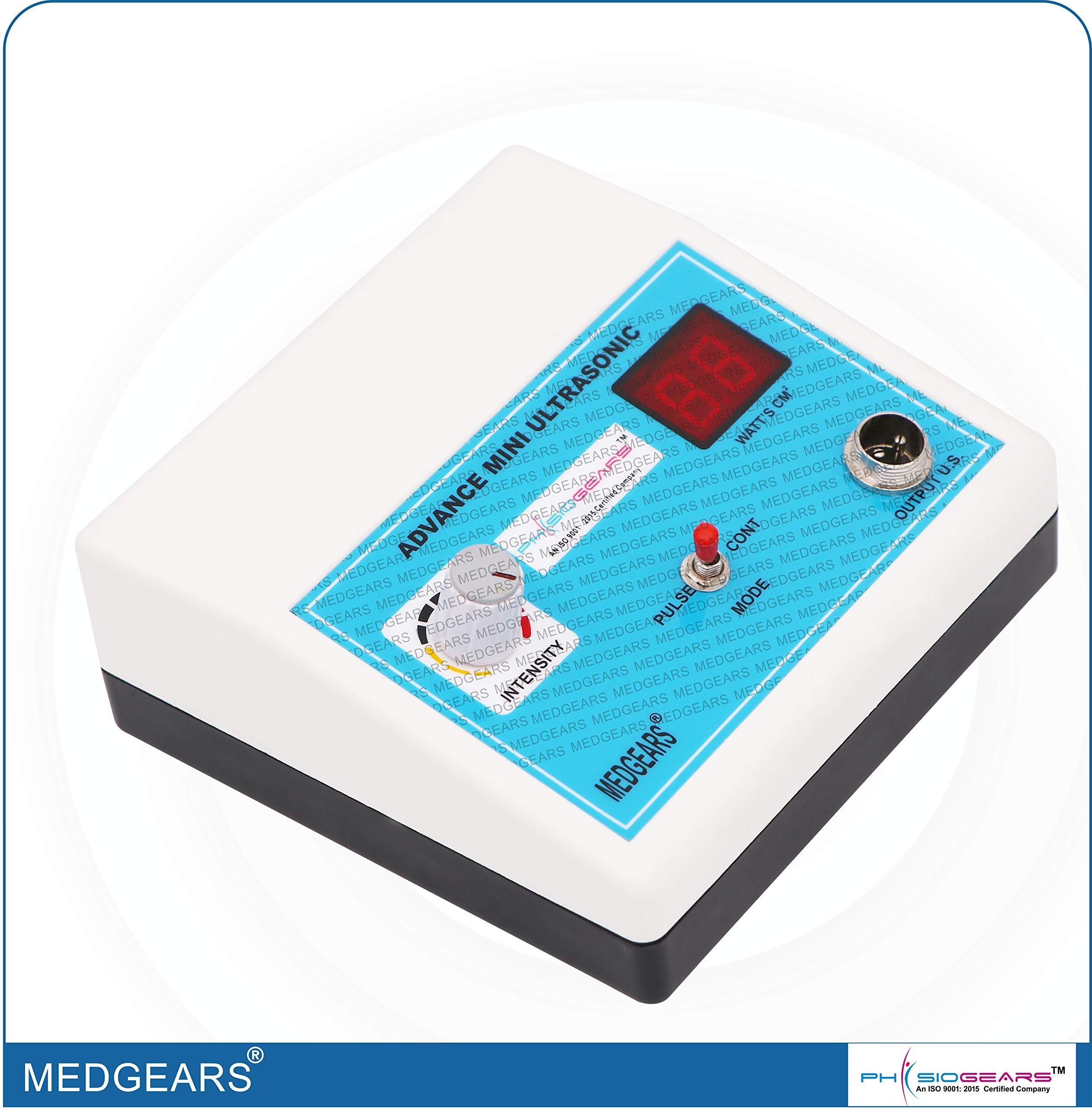 MEDGEARS MEDGEARS Ultrasonic Therapy Machine Physiotherapy Ultrasonic Machine Ultrasound Therapy Machine (1 Mhz) Mini US for Pain Relief Device with One Year Warranty
