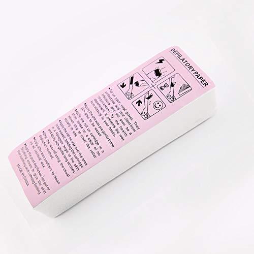 Tvoip Tvoip 100 Sheet/Pack Disposable Professional Hair Removal Tool Depilatory Paper Nonwoven Epilator Women Wax Strip Paper Shaving Roll Waxing Smooth Legs