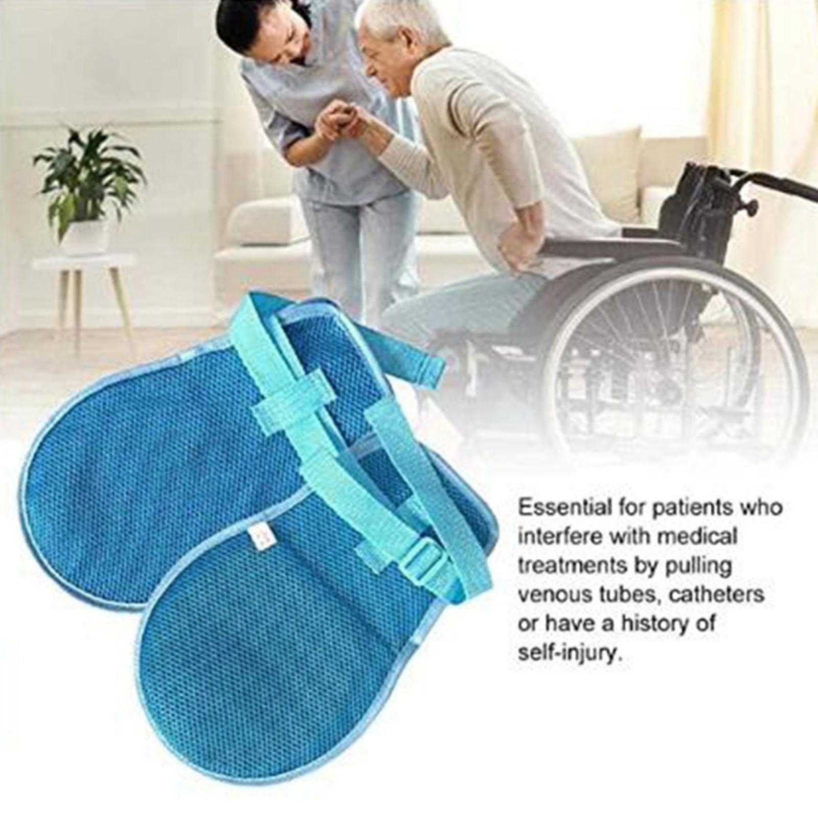 CALANDIS CALANDIS 1 Piece Hand Control Mitt Safety Restraint Dementia Gloves Finger Control Mitts for Restraints Patient