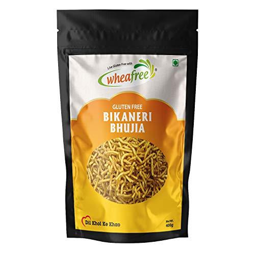 wheafree Wheafree Gluten Free Namkeen Combo Pack - Bikaneri Bhujia 400g + Boondi 300g | Delicious, Ready to Eat Snacks | Indian Tasty Crispy and Crunchy Snacks | Tangy and Spicy Taste