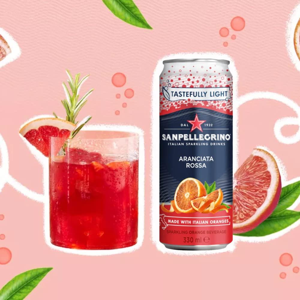 San Pellegrino San Pellegrino Aranciata Rossa Sparkling Blood Orange Drink, 2 x 330 ml