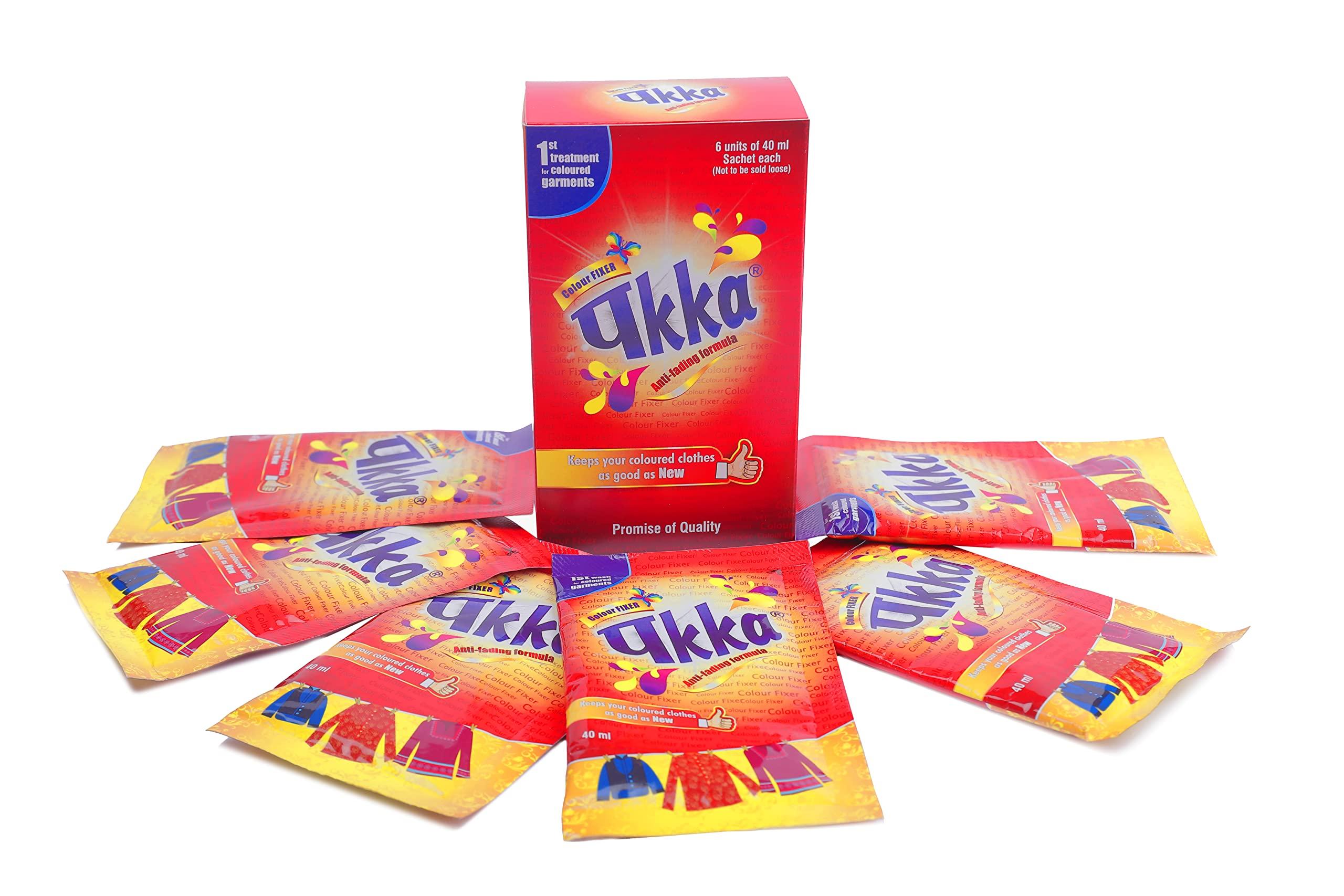 PAKKA PAKKA Cloth Color Fixer-Stops Colour Bleeding,Guard,Anti-Fade Formula Works On All Types Of Fabric With Solid Pattern To Prevent Fading&Cross Staining Of Other Clothes,Reduce Fading,Non-Formaldehyde