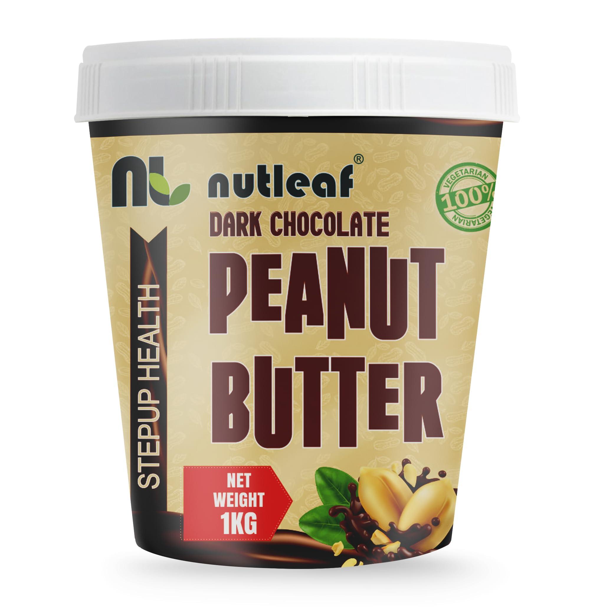 NUTLEAF Nutleaf Dark Chocolate Creamy Peanut Butter 1 Kg