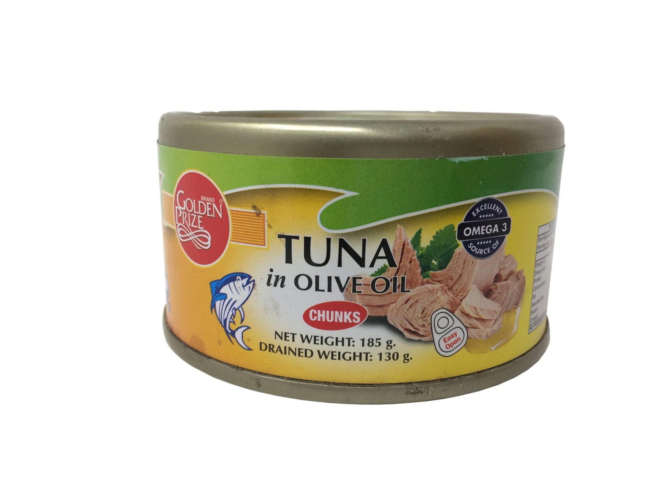 Golden Prize Golden Prize Tuna Chunks - Olive Oil, 185g Can