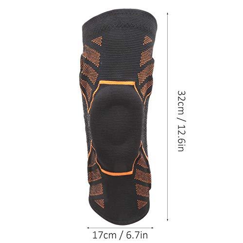 Asixxsix Knee Support, Nylon Knee Compression Sleeve Non-Slip Comfortable for Activities and Sports