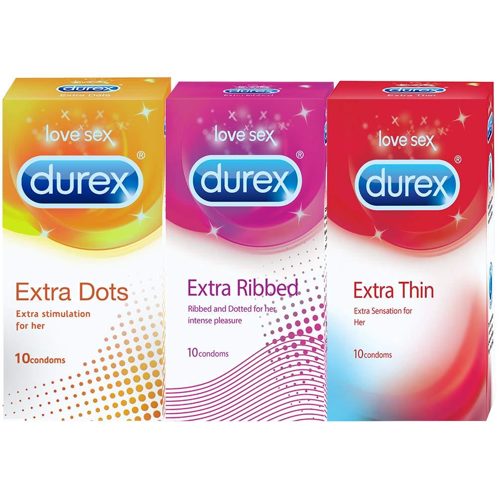 Durex Durex Triple Combo Honeymoon Love Condoms - Pack Of 3