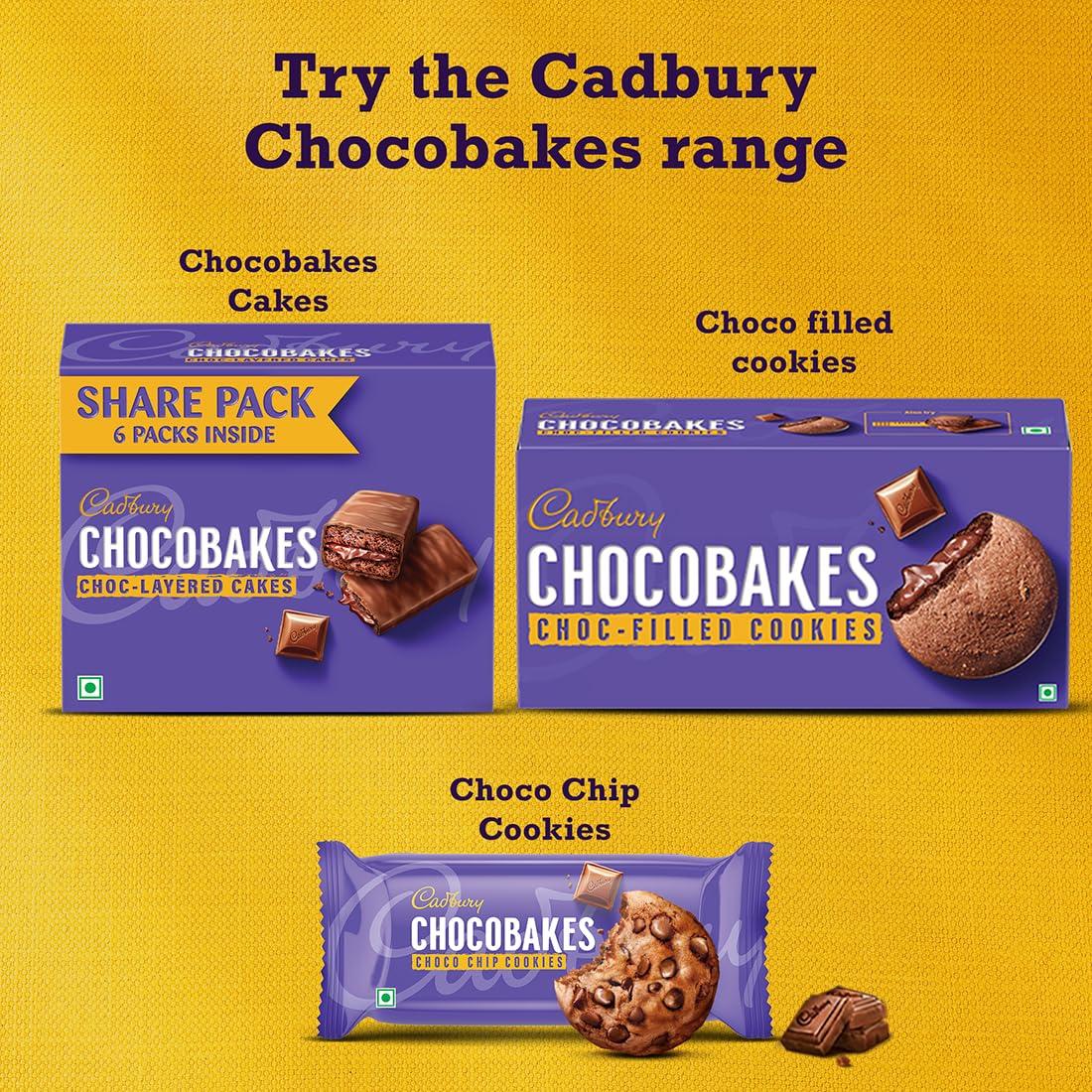 Cadbury Cadbury Chocolate Chocobakes Chocochip Cookies, 83 Gram(Pack Of 2)