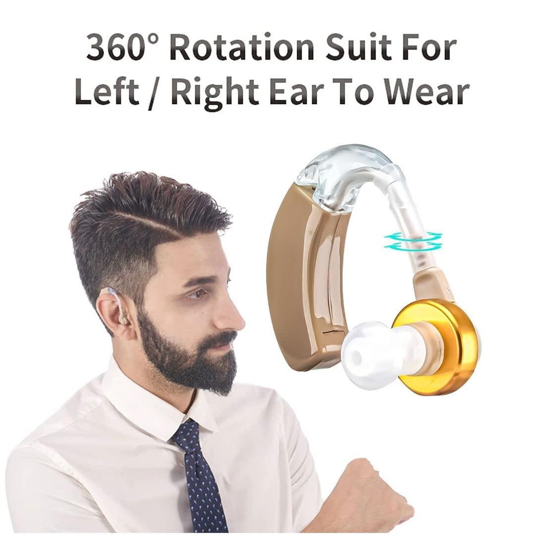 Enlinea Enlinea ENL-19 Behind-The-Ear (Bte) Hearing Aid Machine For Ear Old Age | Suitable For Mild To Moderate Hearing Loss (Pack of 2)