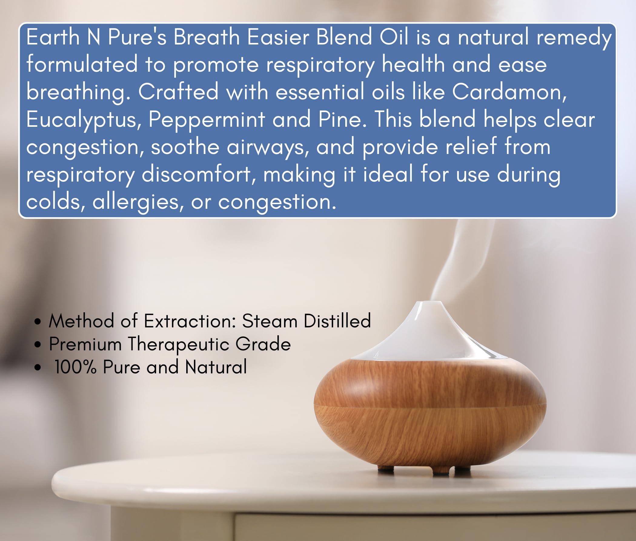 EARTH N PURE Earth N Pure Essential Oil Blend For Breathe Easier 50 ml