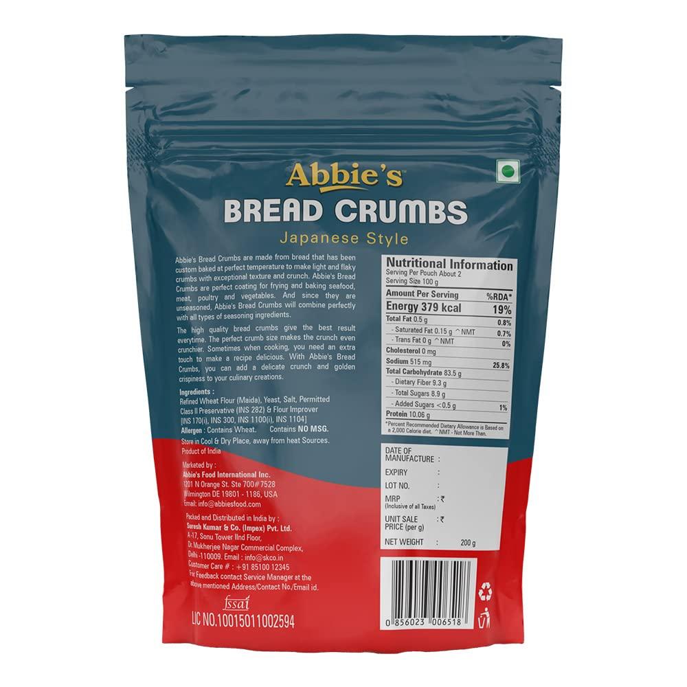 Abbie's Abbie's Panko Breadcrumbs 1000 g (200 g X 5 Units)