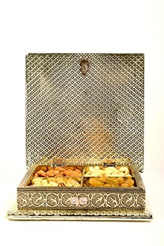 SHRI JAIN GROCERY SHRI Jain Grocery Gift Box/Hampers Dry Fruits Items (75 gm Each) (Cashew, Almonds, Raisins and Pista)