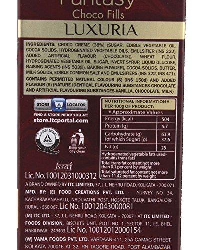 Sunfeast Sunfeast Dark Fantasy Biscuits - Choco Fills Luxuria, 150g Carton