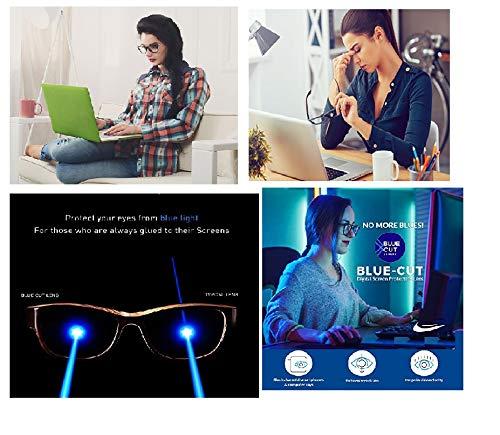 U.S CRAFT U.S CRAFT Blue Cut Zero Power Spectacles With Anti-Glare For Eye Protection Computer Glass For Men & Women
