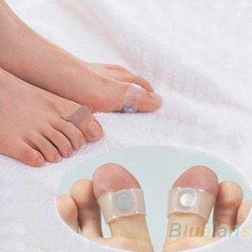 Generic Generic 5Pairs of Silicon Magnetic Foot Massage Toe Rings Durable Keep Fit Slimming Health