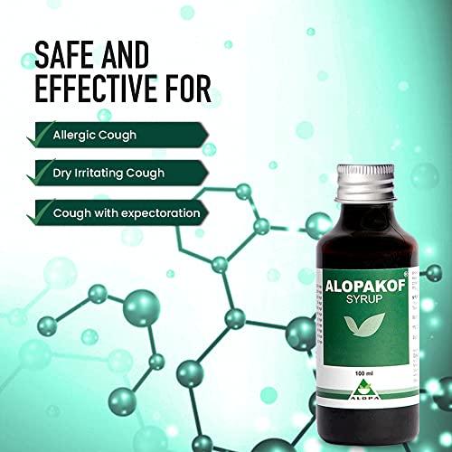Alopa Alopa Herbal Alopakof 100Ml (Pack of 4) | Ayurvedic Cough Syrup For Allergic & Dry Cough