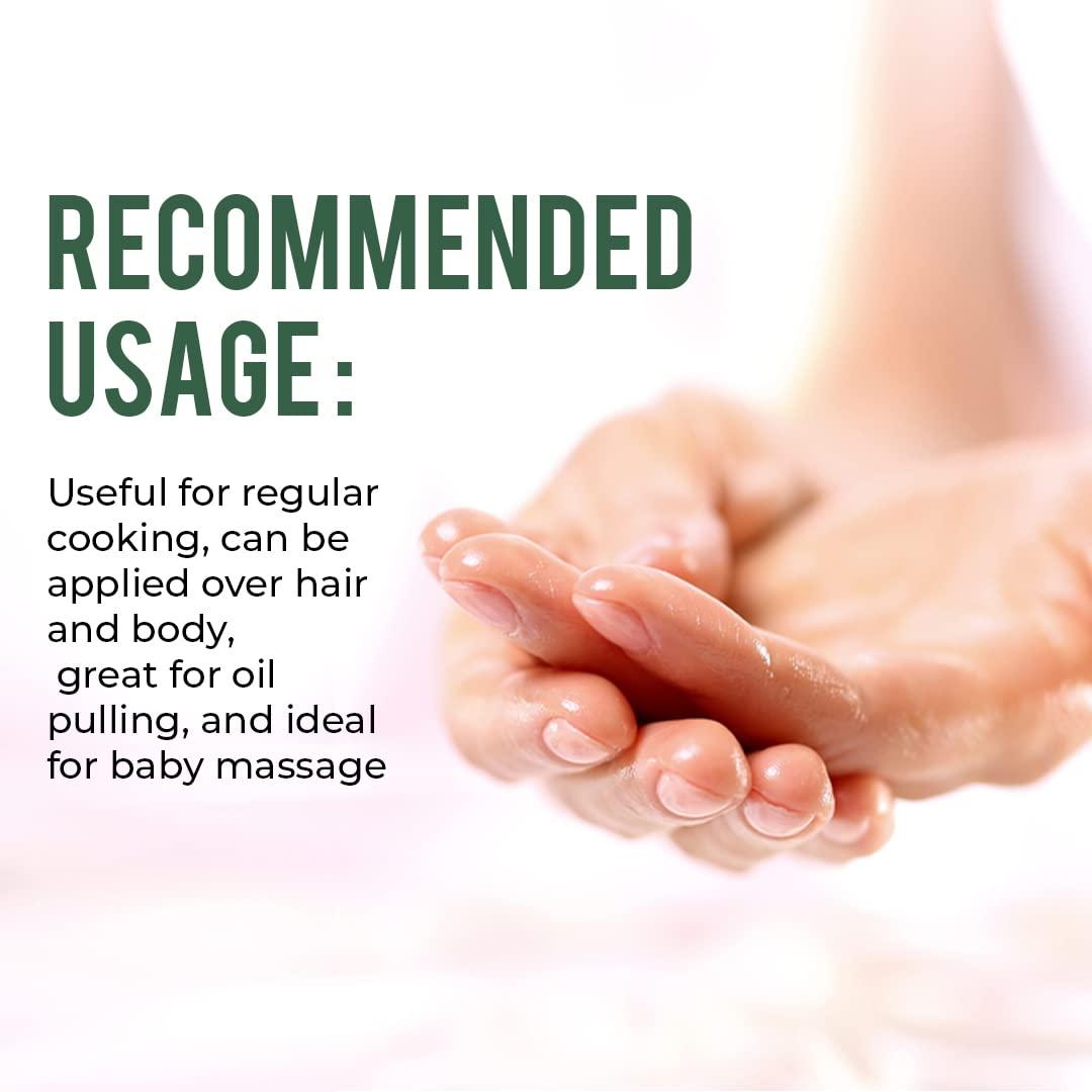 Pure Nutrition Naturals Pure Nutrition Virgin Coconut Oil 500Ml (250Ml X 2 Pet Bottles)|Cold Pressed & Unrefined, Extracted From A1 Grade Coconut Milk|For Hair Growth, Skin, Baby Massage & Cooking, Reduce Hair-Fall