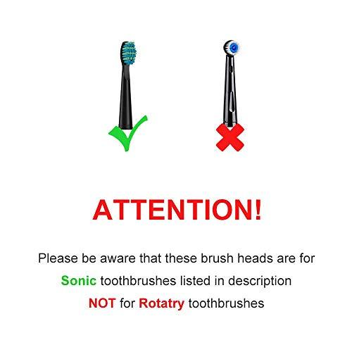 YUNCHI Toothbrush Replacement Heads Compatible with Teeteck YUNCHI Y1 Electric Toothbrushes 5 Pack - Pink