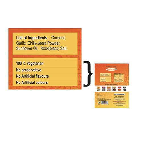 Harshaman Harshaman Chutney - Garlic & Coconut, 100g