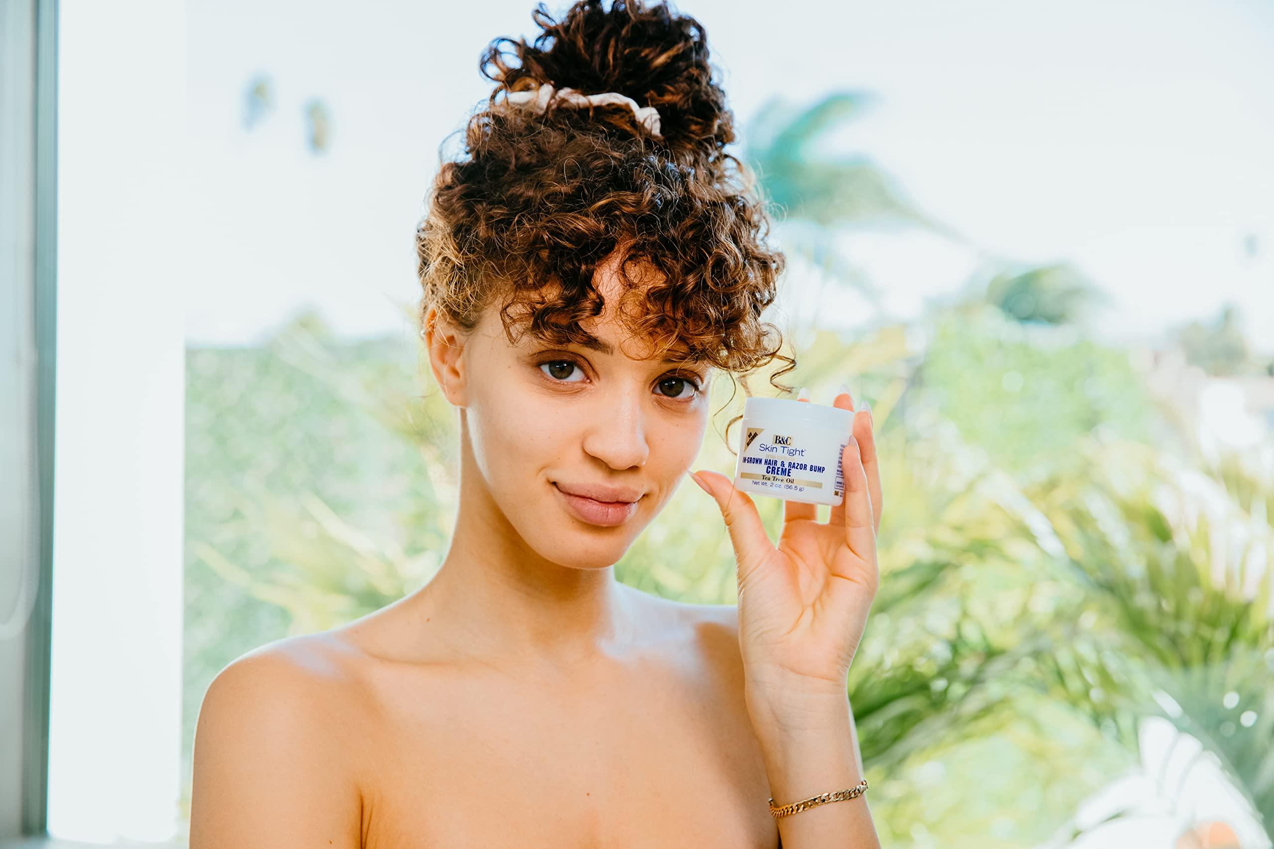 B&C Skin Tight B&C Skin Tight In-Grown Hair and Razor Bump Creme Extra Strength, 2 Ounce