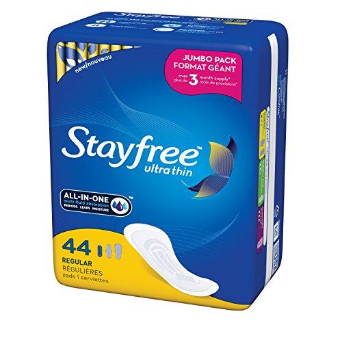 Stayfree Stayfree Ultra Thin Pads for Women Regular - 44 Count