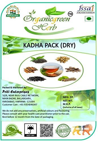 Organicgreen Herb Organicgreen Herb Mix Kadha/Kwath Dry Pack of 400GM Giloy | Tulsi| Ashwagandha| Mulethi| Kali Mirch| Dalchini stick DRY