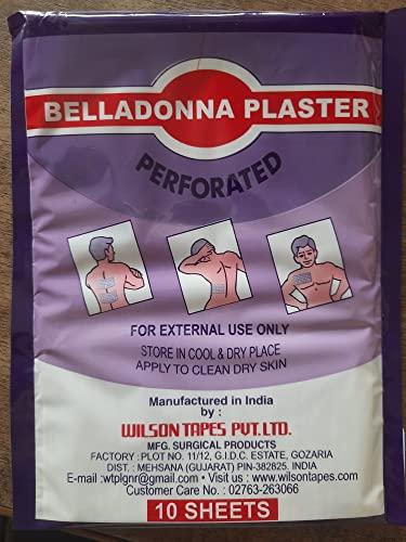 wilson tapes pvt ltd BELLADONNA PLASTER (SET OF 10 SHEET)