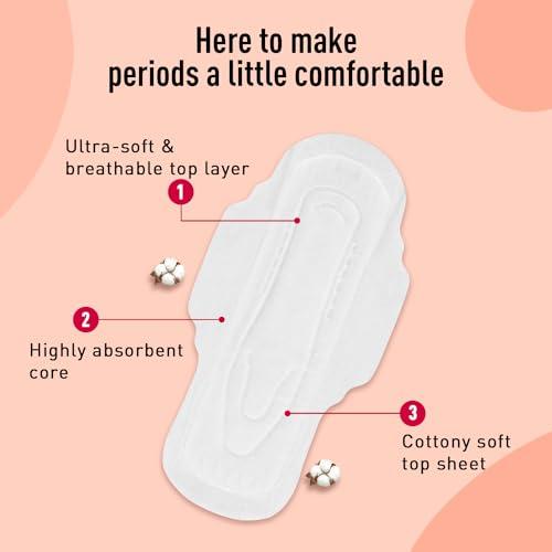 Sirona Sirona Max Sanitary Pads for Women | XL Plus (Pack of 4 Pads) | 100% Rash Free & Toxic-Free | Organic Cotton Sanitary Pad | Up to 0% Leakage, Comfortable & High Absorbency