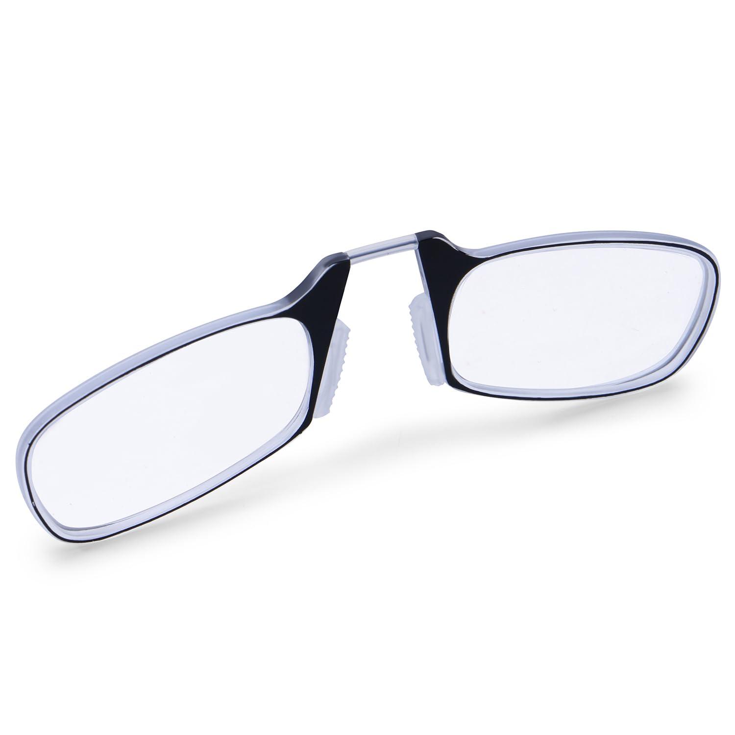 AEC AEC ID Nose Resting Reading Slim Corrective Eyeglasses With Phone Attachable Case (+1.50, Black)