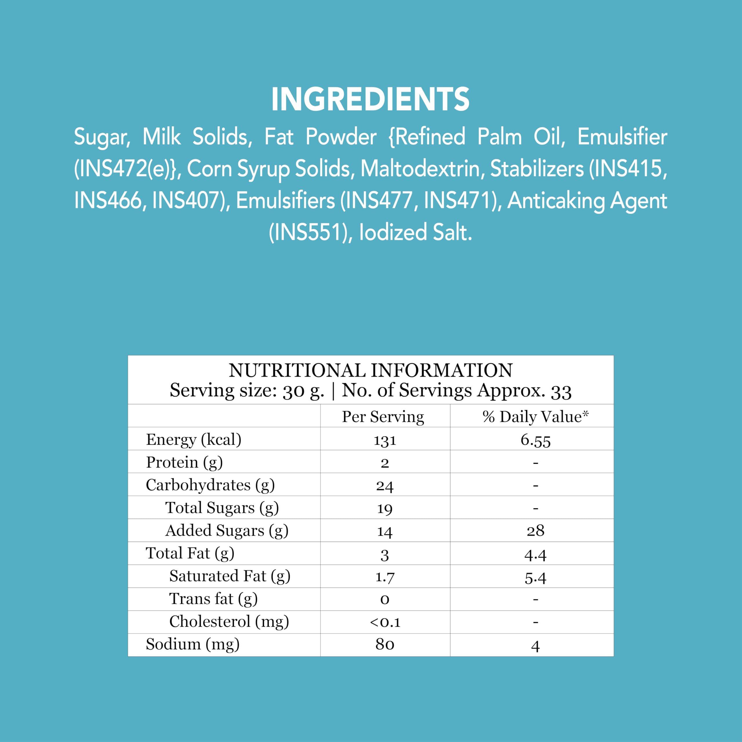 MARIMBULA Marimbula Vanilla Frappe Premix Powder | 100% Vegetarian | Suitable For Making Thick & Smooth Texture Milkshakes, Cold Coffee, Beverages And More | 1kg