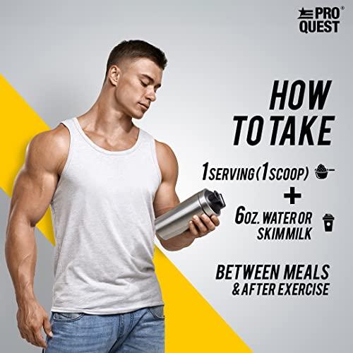 Proquest ProQuest Nutrition high Mass Protein amino acids mix with probiotic health supplement for Men & Women, Vegetarian | Milk Chocolate, 1 kg / 2.2 lbs, 13 Servings