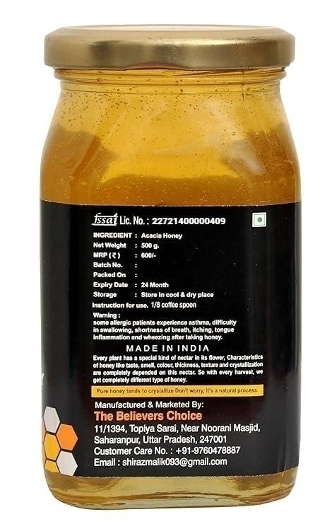 The Believers Choice The Believers Choice Kashmiri Himalayan White Honey Organic Honey Pure Kashmiri Honey 500g