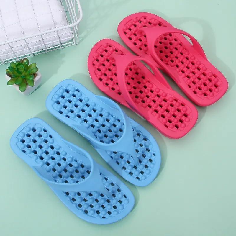 ISTARA Istara Massage Shower Quick Dry Slippers Nonslip Acupressure Slipper Massage Shower Quick Dry Slippers Pain Relief Massage Slipper Washable Slipper For Shower Bedroom Home Garden etc (Medium)