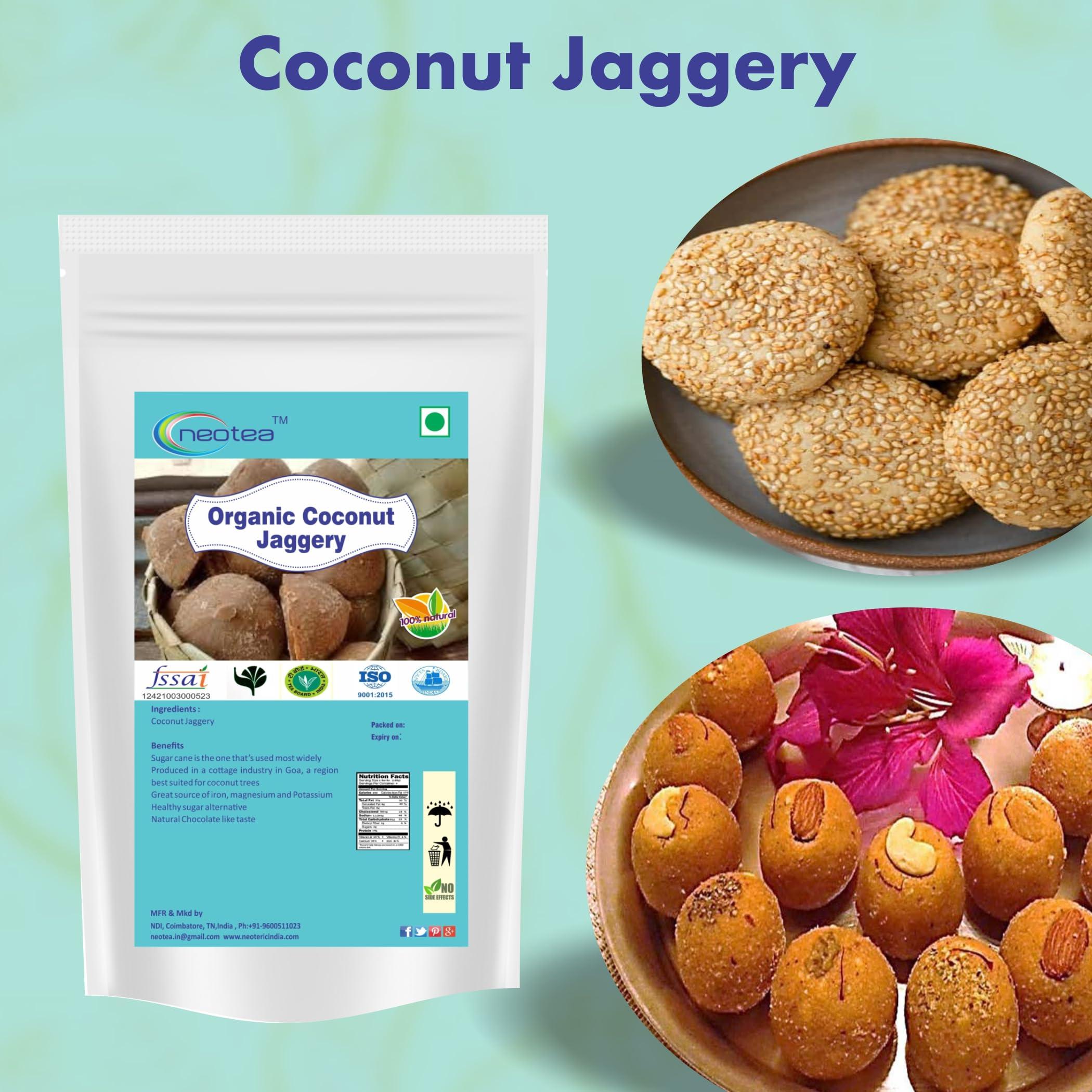 neotea Neotea Organic Coconut Jaggery Pure Natural Zero Chemical Immunity Booster 500 Gm
