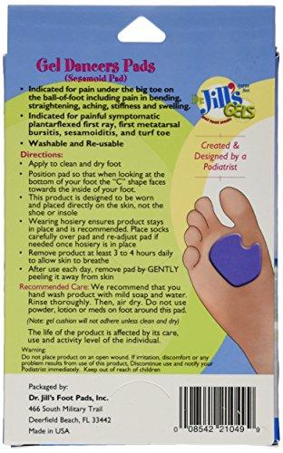 Dr. Jill's Footpads Dr. Jill's Gel Dancer's Pads (Right Foot)