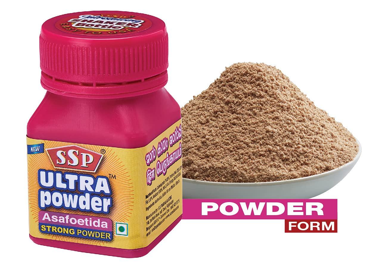SSP ASAFOETIDA SSP ASAFOETIDA Ultra Powder (HING) 10G - Strong & Smooth Flavour Hing