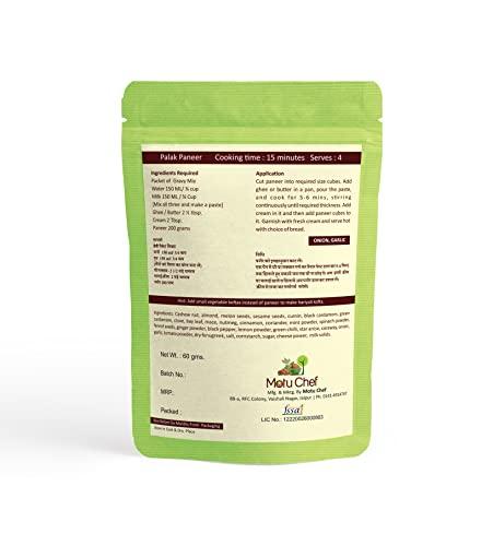 Motu Chef MOTU CHEF Combo of MALAI KOFTA[R] II Instant KALAKAND II Shahi DUM ALOO II Green Sauce II PALAK PANEER II Sandwich Masala II(Pack of 6) |