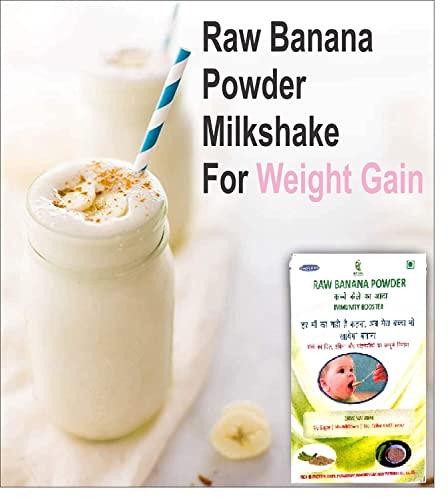 SHOODDH SHOOODH Sun Dried RAW Banana Powder for Babies Porridge Eating 250GM