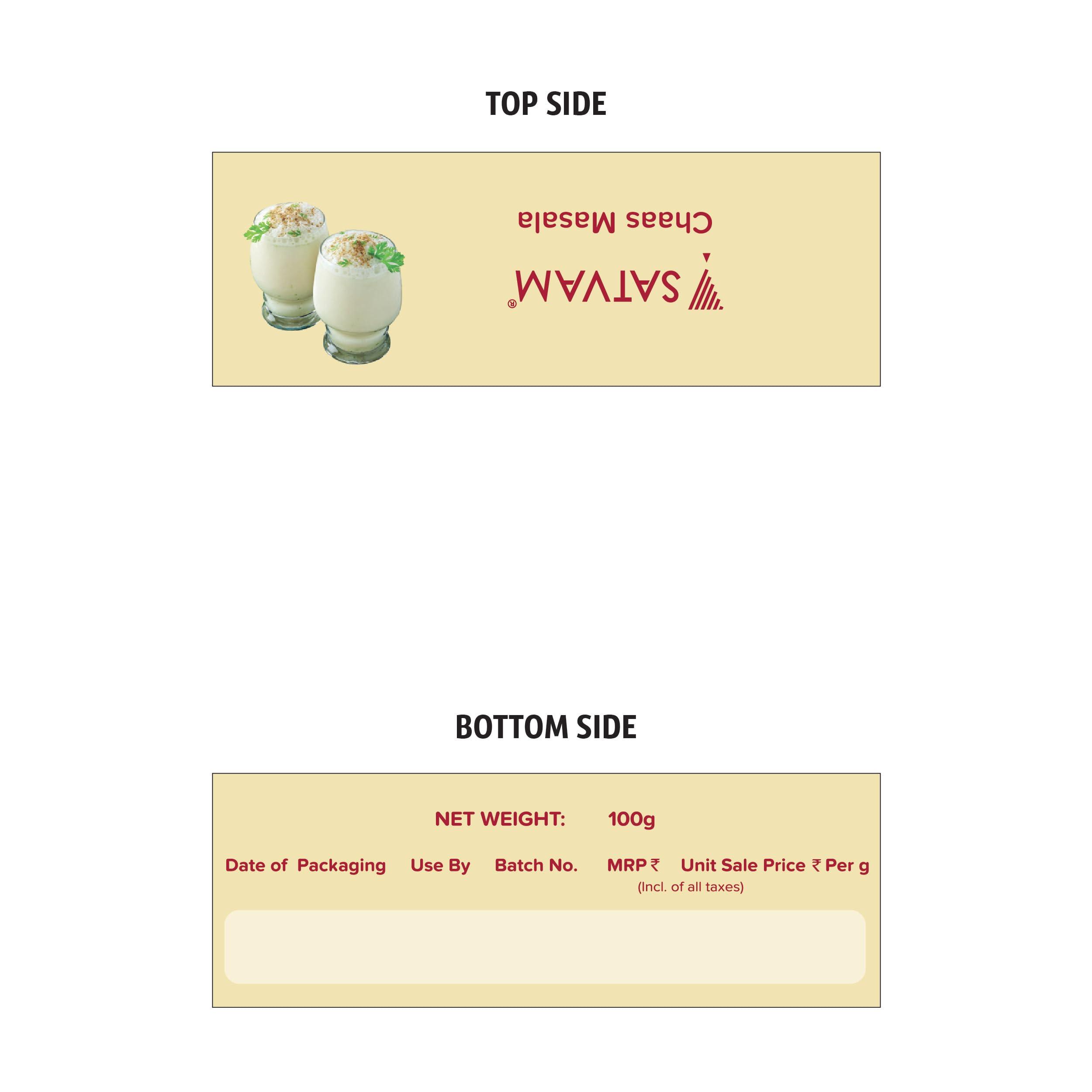 SATVAM Satvam Chaas/Buttermilk Masala (Pack of 2)|(2 * 100g)