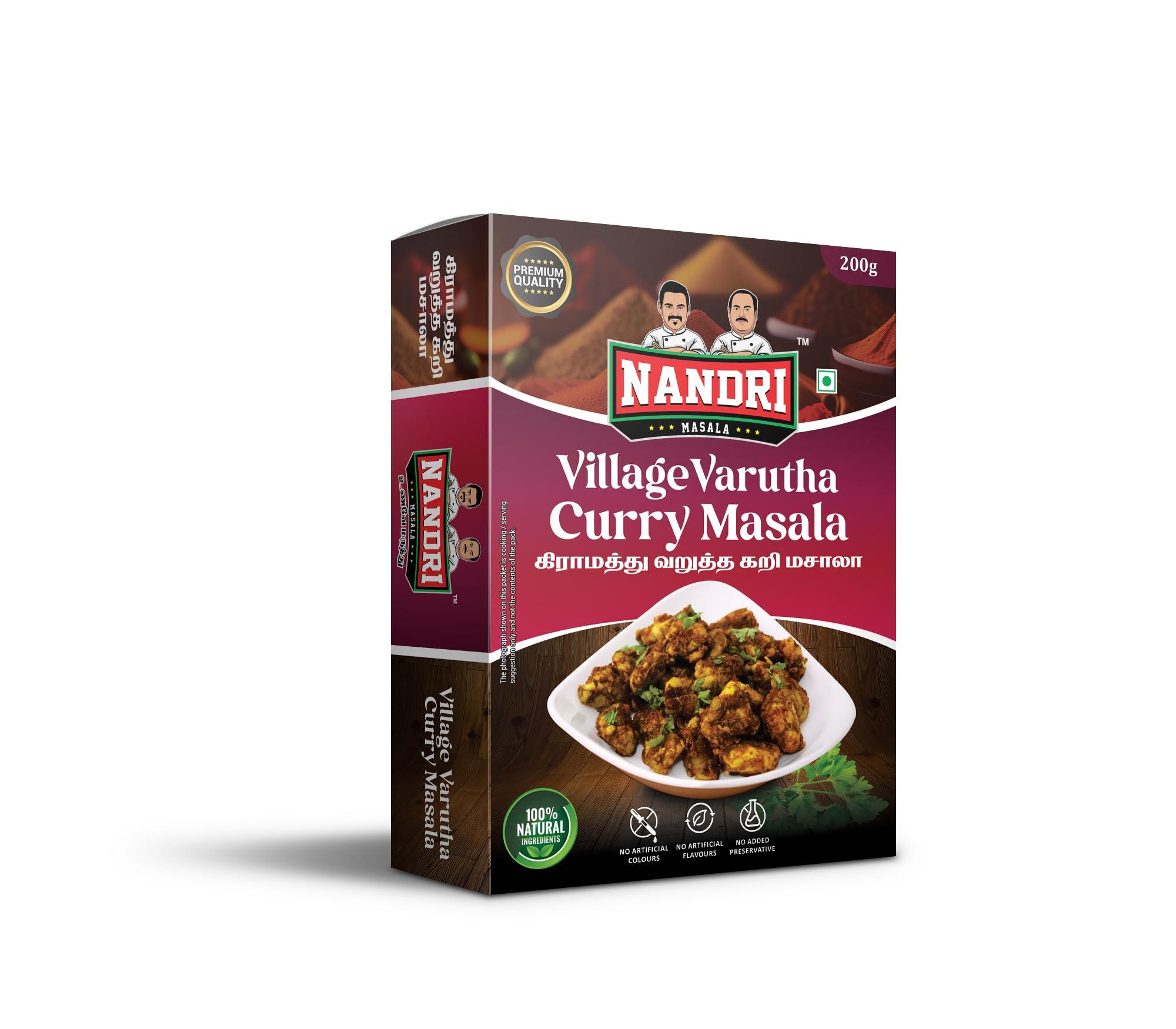 NANDRI NANDRI MASALA Mix Spices Village Varutha Curry Masala (1000G)