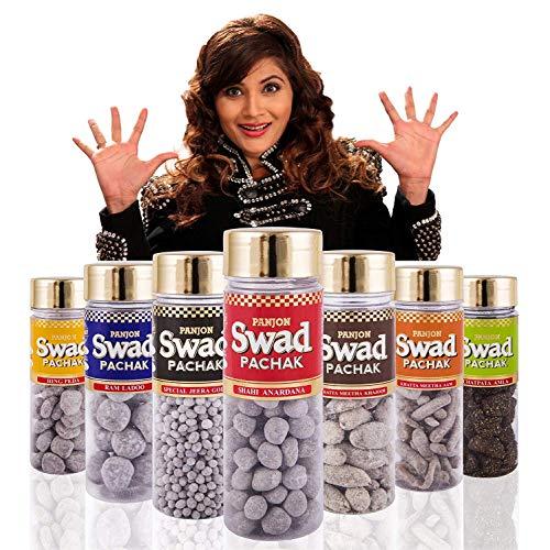 PANJON SWAD Panjon Swad Navratan Mix Mukhwas (Pack Of 2 X 140 Grams) | Digestive Mouth Freshener | Hygienically Packed Traditional Pachak | Tasty Mouthfresheners | After-Meal Snack | Dry Mukhwas.