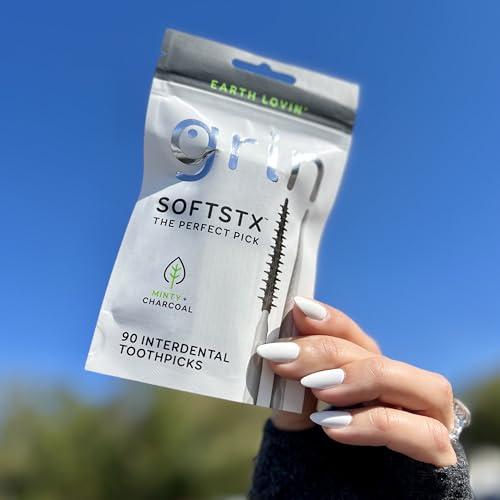 Grin Grin Softstx Charcoal & Minty 90 Count