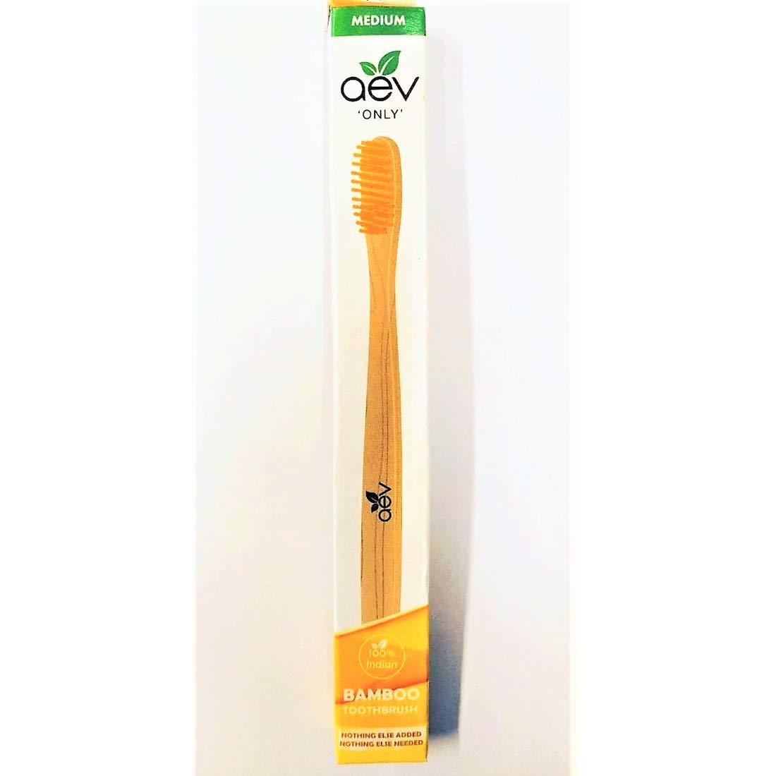 AEV AEV Eco friendly bamboo tooth brush with biodegradable bristles