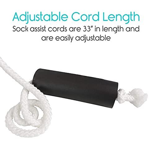 Shanrya Socks Helper, Elderly Sock Aid Effective Tool ABS NonSlip Foam Handle for People in Need for The Elderly for Patient for Aldult