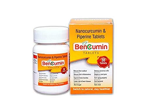 Bencumin Bencumin Nanocurcumin & Piperine tablets (Pack of 5)