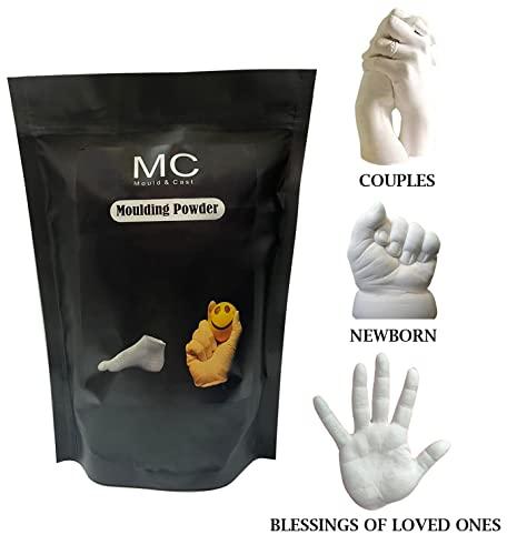 Generic Mould & Cast Moulding Powder / 3D Couple Casting Moulding Powder for Hand and Foot (25g and 450g, Pack of 2)