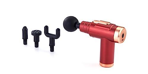 ASBAH ASBAH Beauty Gun Massager Machine for Full Body Pain Relief |Electric Massager with 4 Interchangeable Massage Heads for Head, Scalp, Face, Neck, Shoulder, Back, Knee & Leg | Deep Tissue Percussion|Portable & Handheld Massager