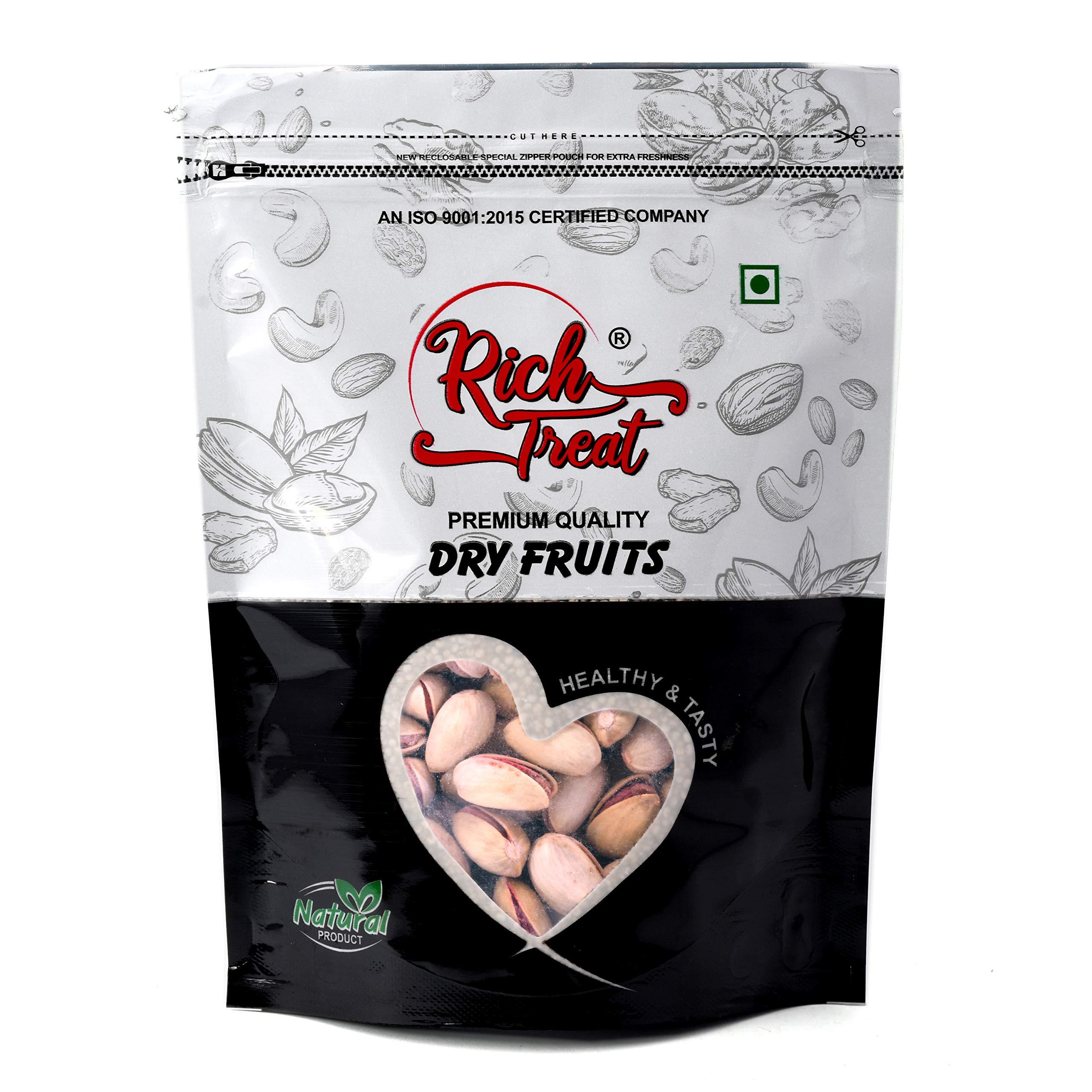 Rich Treat Rich Treat 100% Natural Roasted & Salted Pistachios/Pista Dryfruits (500g)