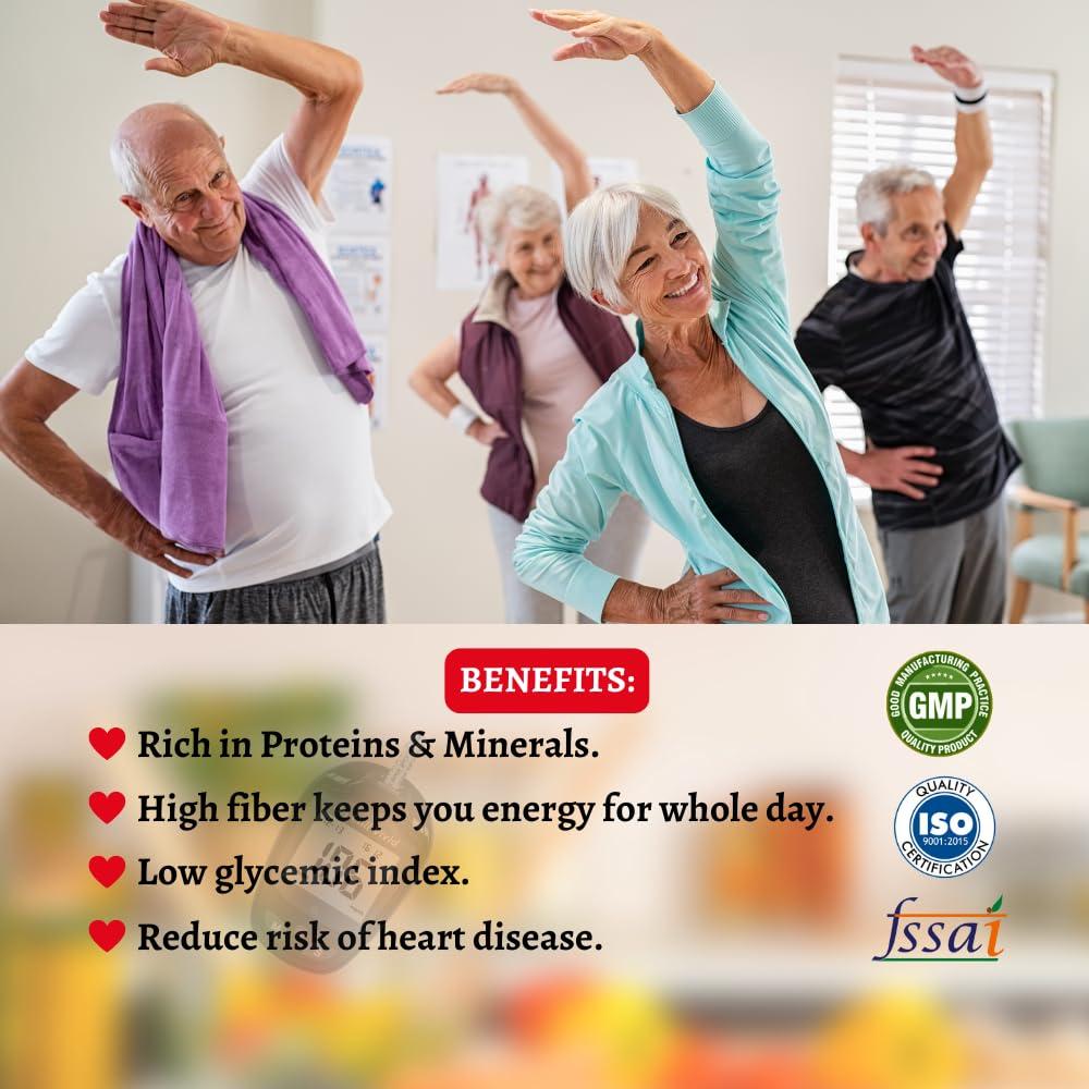 Grainva Grainva Sugar Free Attar or Flour 500gm Pack of 2 | Clinically certified Low GI| Helps Control Blood Sugar Levels Naturally | High Fiber | Diabetic Friendly | Multi Millet Mix | Multigrain Atta