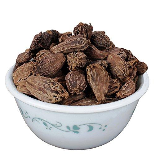 Yuvika YUVIKA Elaichi Badi - Elachi Badi - Badi Elaichi - Elettaria cardamomum - Black Cardamom (100 Grams)